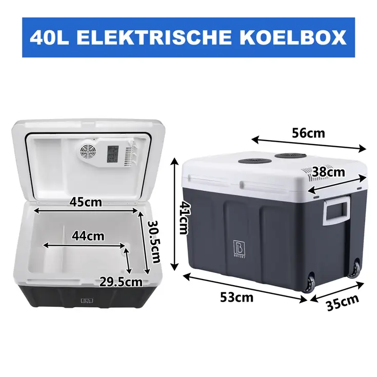Elektrische Koelbox – 40L – 12V/230V