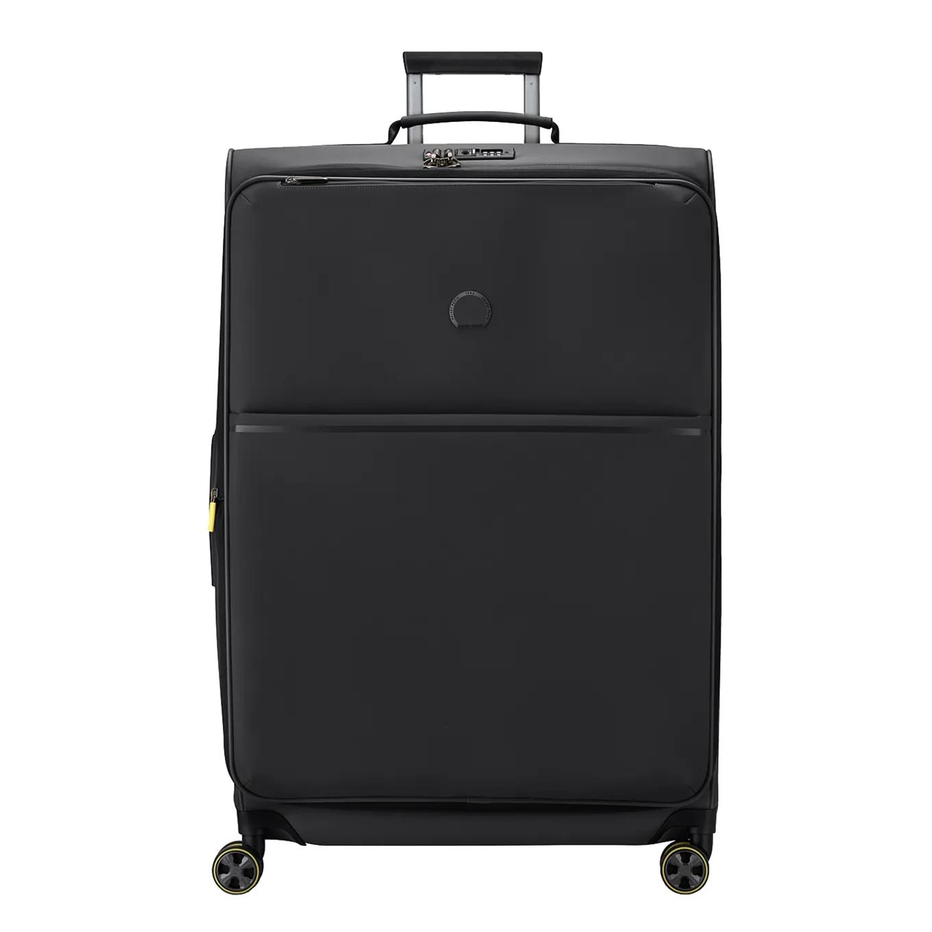 Delsey  soft trolley xl expandable Zwart  Zwart main product image