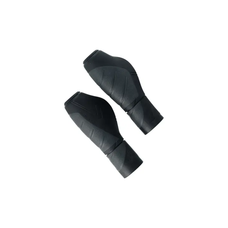 Ergonomische handvatten zwart voor fietsen