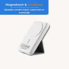 MOJOGEAR MagSafe Powerbank 10.000 mAh - Wit