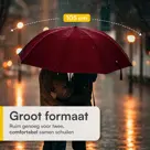 Stormparaplu met hoes