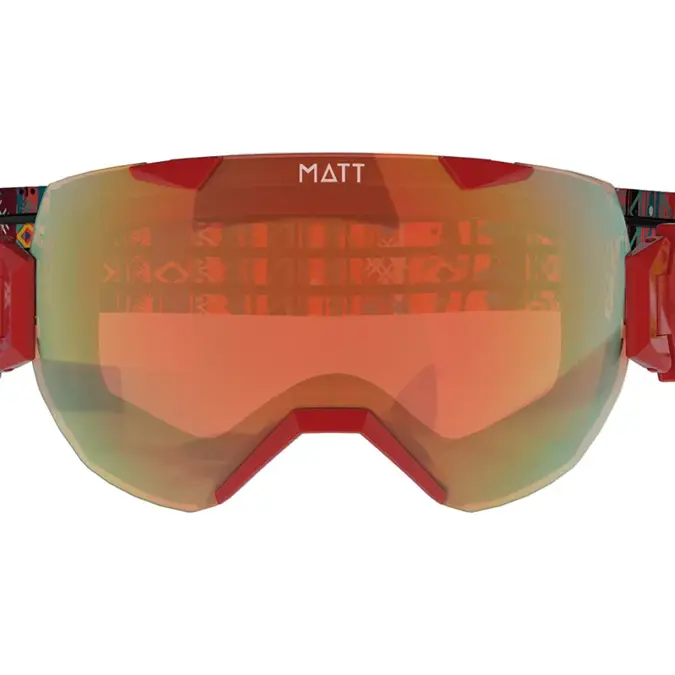 MATT skibril Synchro Tribands Red