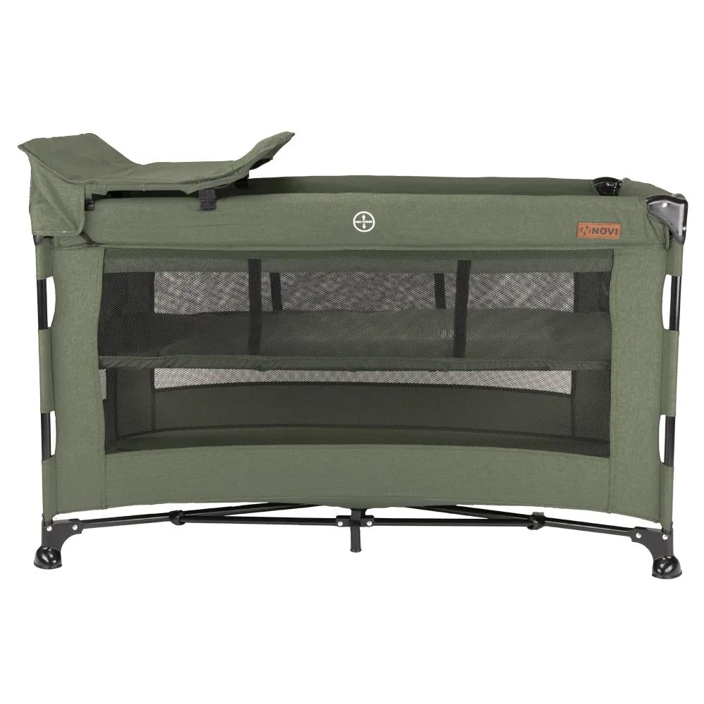 Novi Baby Nora Luxe  Campingbed  Zwart-Groen