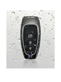 Metalen Sleutelhoesje voor Hyundai grijs J3