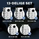Luvego - Vacuümzakken voor Kleding - 13-Pack