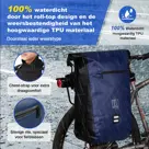 3-in-1 Waterdichte Rolltop Fietstas 20-26L