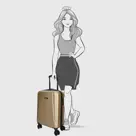 Edmonton - Handbagage koffer - 55cm - 35L