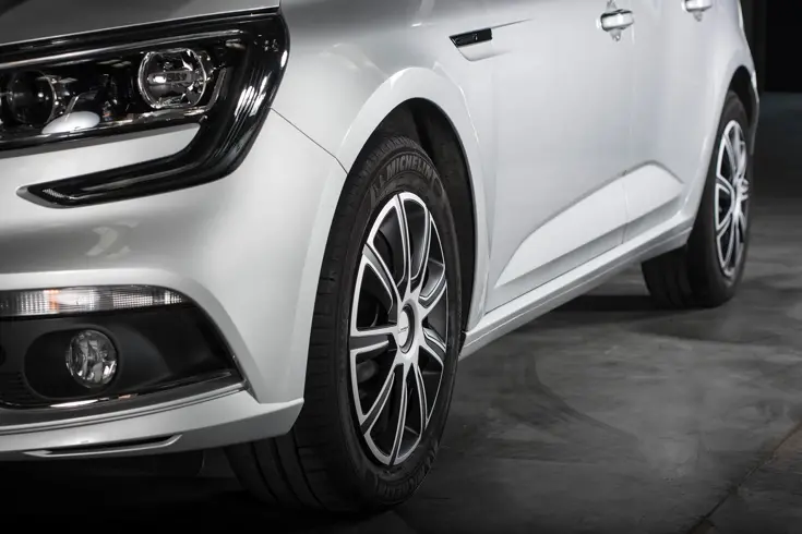 Wieldoppen - 14 inch - zilver/zwart - 4 stuks