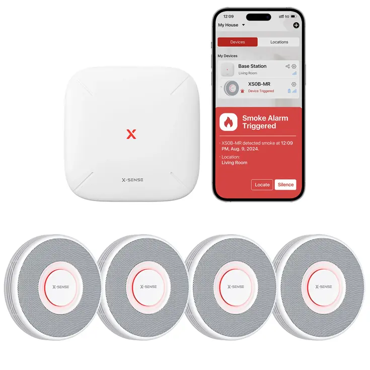 Link+ Pro bundel 4 Voice rookmelders