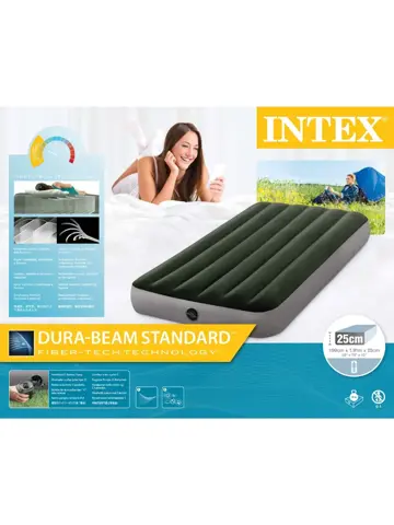 Luchtbed - Intex - 1P - 99x191 cm + pomp