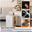 Bagagelabel – 4 stuks – Leer – Groen