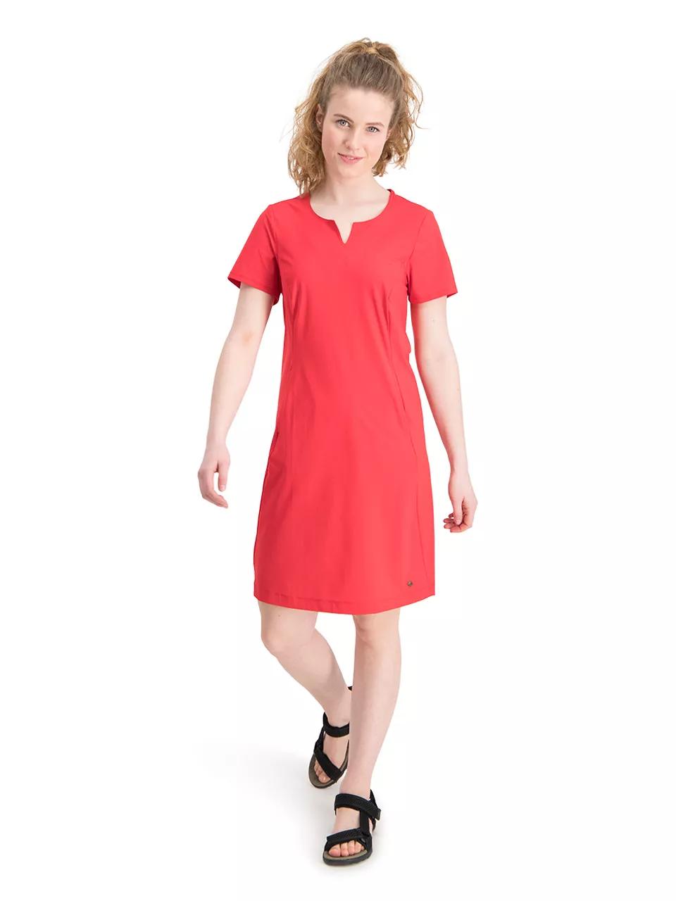 ANWB  Trixie  Jurk Dames  Travel Collectie  Rood   S main product image