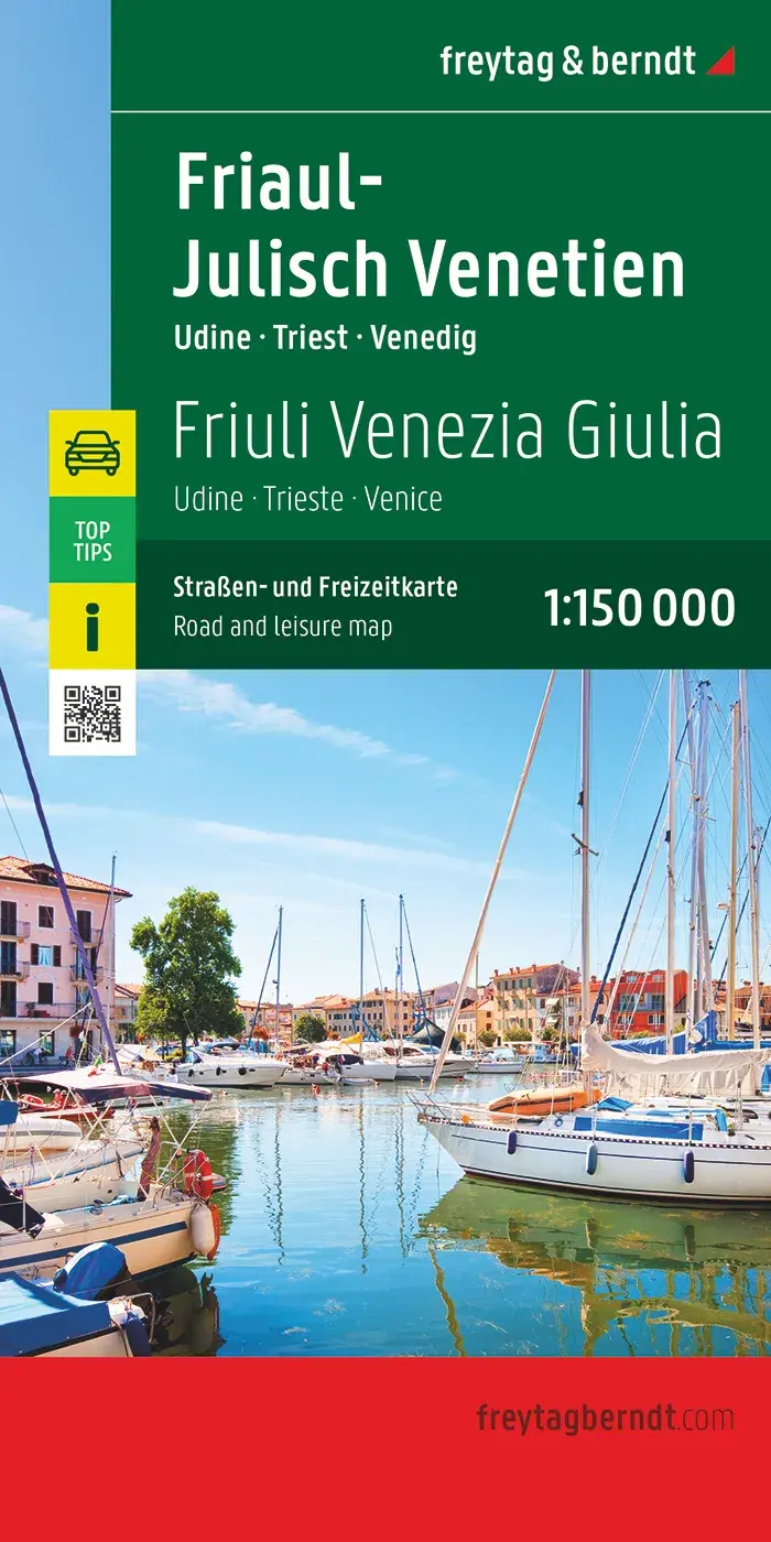 Wegenkaart Friuli - Julisch-Venetië