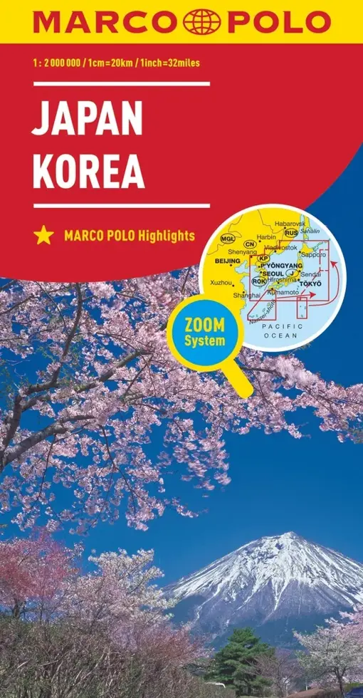 Wegenkaart Japan - Korea