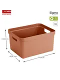 Sigma home - Opbergbox - 32L - 4-delig