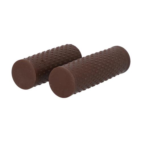 Comfortabele handvatten Soft Grip 119/92mm Bruin