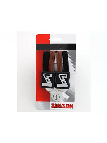 Snelbinder Sterk zwart-bruin met 4 stevige binders