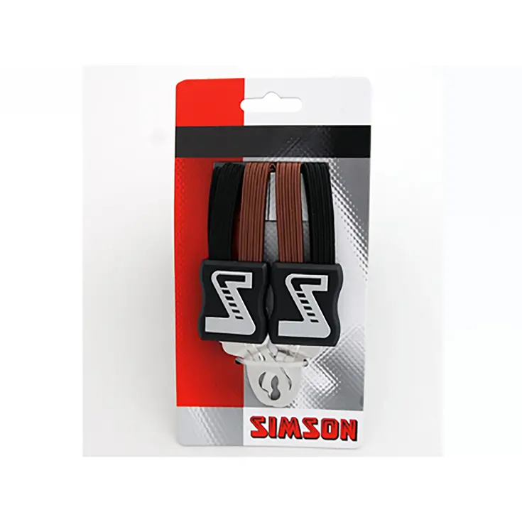 Snelbinder Sterk zwart-bruin met 4 stevige binders