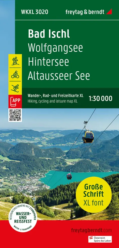 Wandelkaart WKXL3020 Bad Ischl
