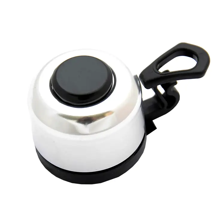 Compacte Fietsbel - Zilver met Helder Geluid
