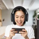 Denver BTH252 Grijs Bluetooth Koptelefoon