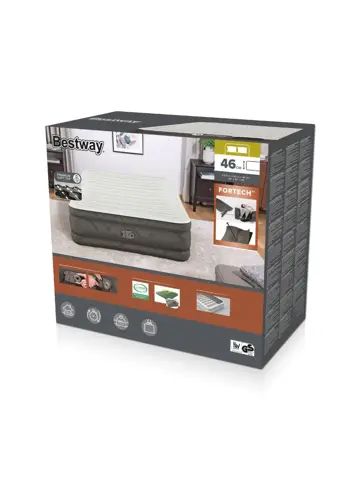 Luchtbed - Bestway - 2P - 152x203 cm + pomp