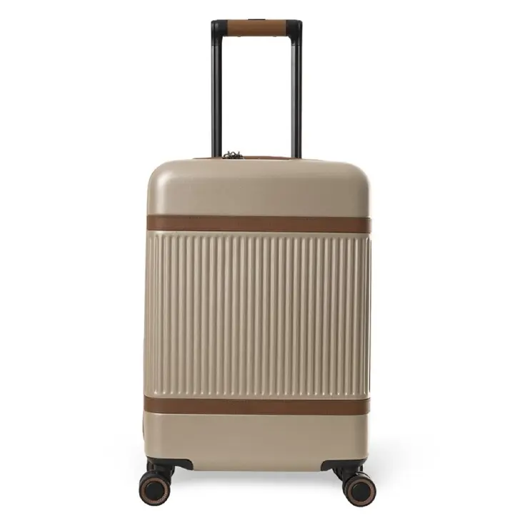 Zuna - Handbagagekoffer - Leren handvatten - 55cm