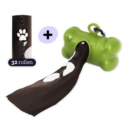 Hondenpoepzakjes met houder set