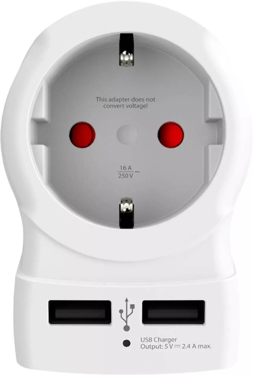 ANWB Adapter USA USB 2x