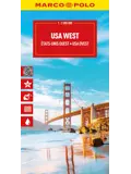 Wegenkaart Verenigde Staten West