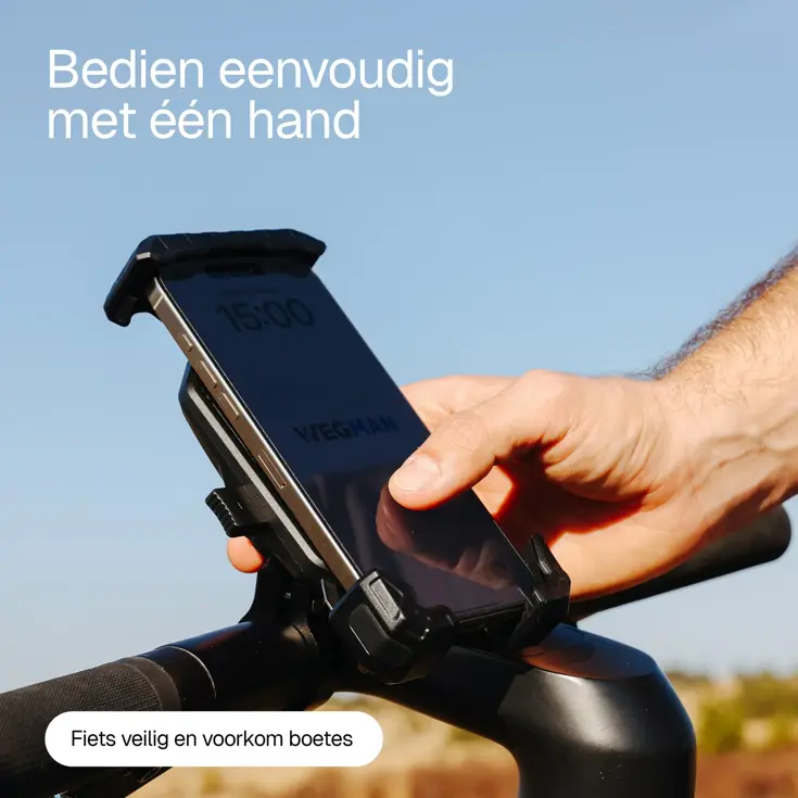 Telefoonhouder Fiets met Automatische Sluiting