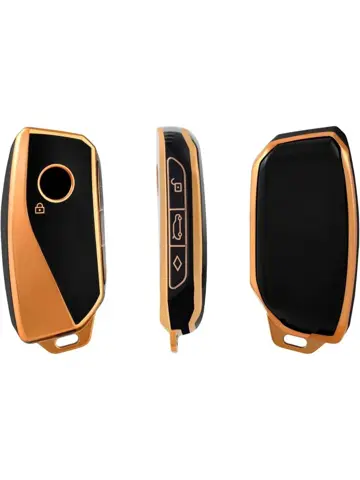 TPU Sleutelhoesje voor Bmw goud F4