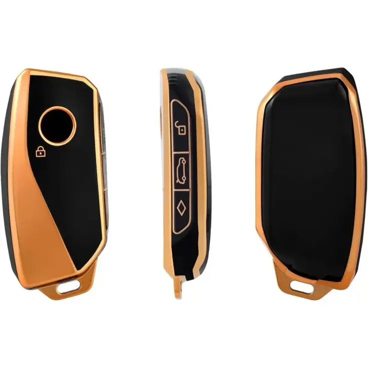 TPU Sleutelhoesje voor Bmw goud F4
