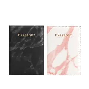 Paspoort hoes – 2 stuks – Zwart & Rood