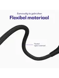 Flex USB-C naar USB-C Kabel 100W 30CM Zwart