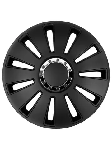 Wieldoppen set - 14 inch - Silverstone Zwart