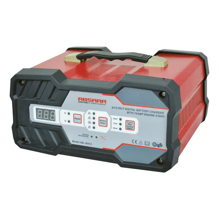 Acculader en Jumpstarter 6V/12V 12A tot 120Ah