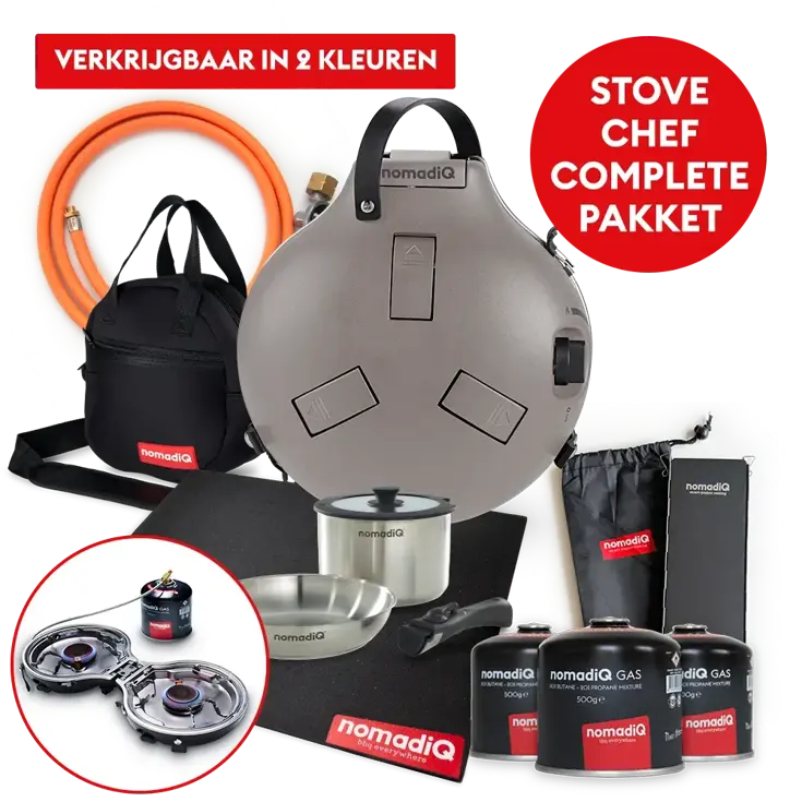 NomadiQ Pakket - STOVE CHEF COMPLETE