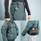 Uittrekbare kabel met karabijnhaak