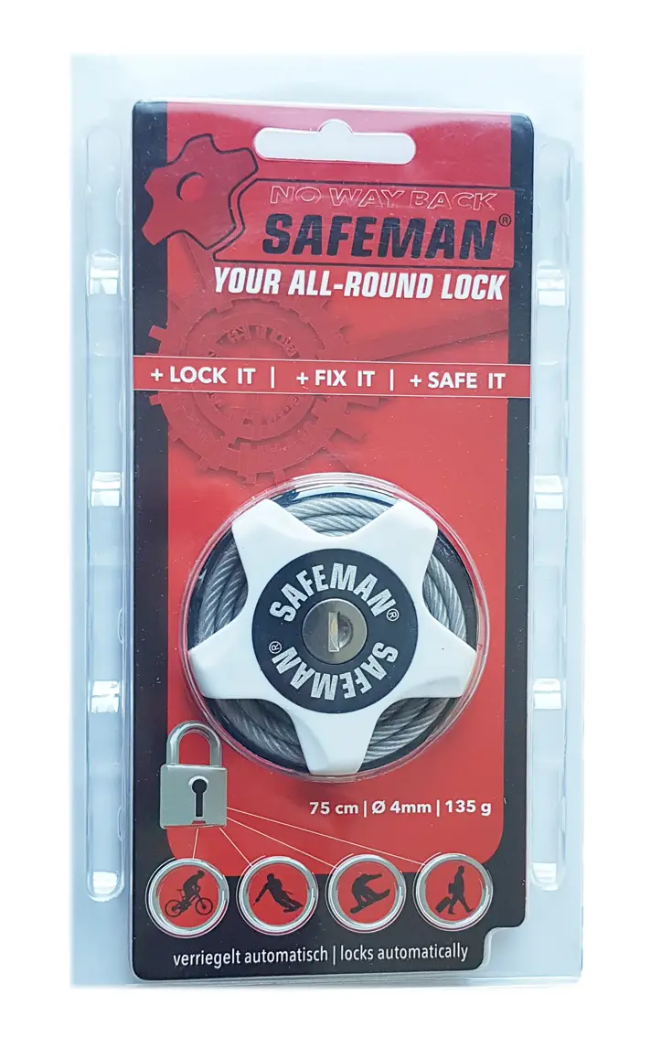 Safeman Mountainbike en Racefiets fietsslot