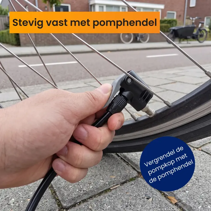 Fietspomp met Drukmeter - Vloerpomp