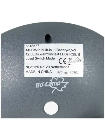 Bo-Camp Tafel/Hanglamp Orb 100 Lumen