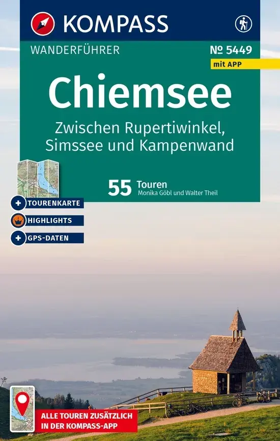 Kompass Wanderführer 5449 Chiemsee