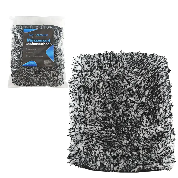 Microvezel Autowashandschoen Zwart