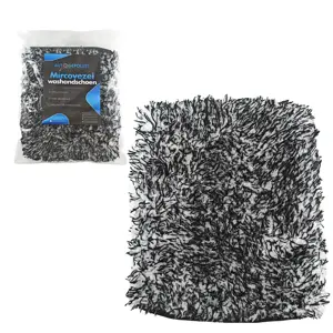 Microvezel Autowashandschoen Zwart