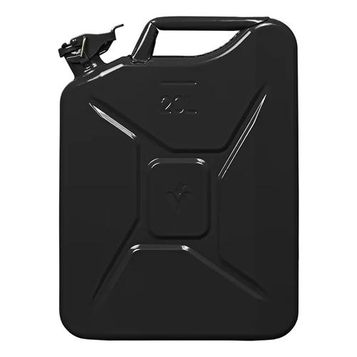 Stalen jerrycan - 20 liter - zwart