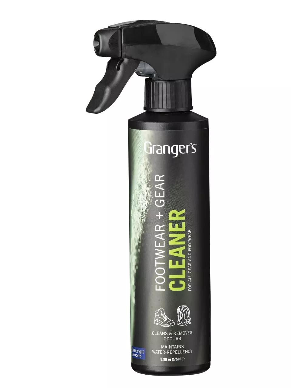 Grangers Footwear + Gear Cleaner  Reinigingspray  Zwart   1SIZE main product image