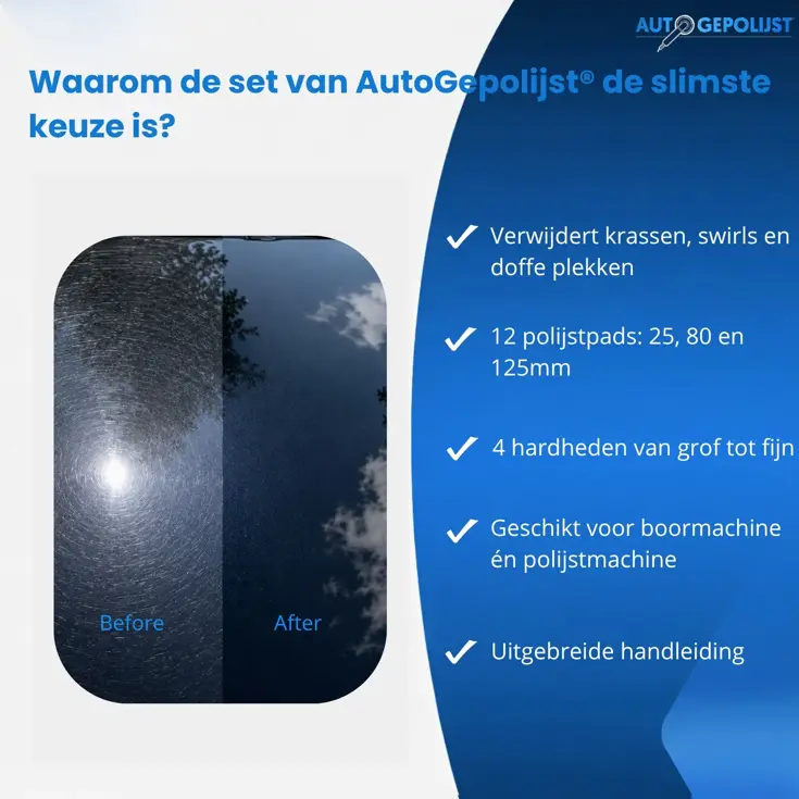 Polijst Pads - Polijstschijven - 18 Delig