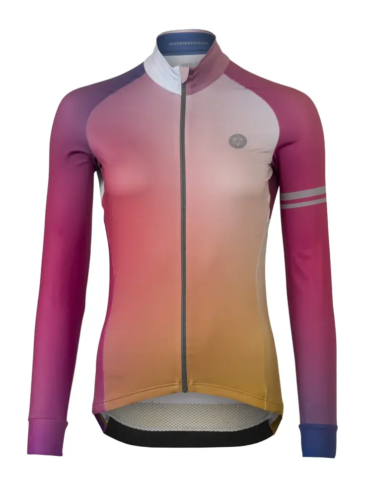 Gradient Fietsshirt Lange Mouwen Performance Dames