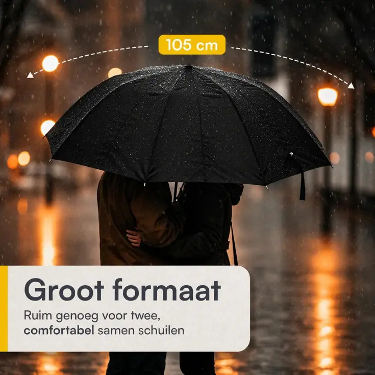 Stormparaplu met Hoes